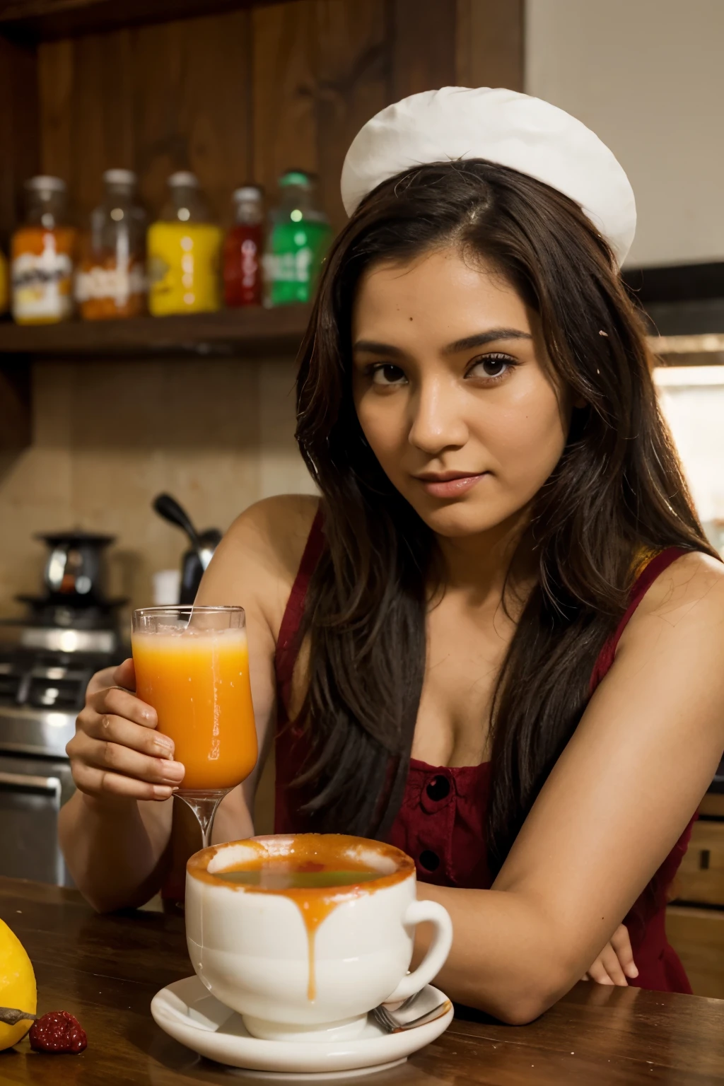 Crea una etiqueta de chamoy de jamaica con tamarindo y ciruela cumpliendo con las normas de etiquetado mexicanas