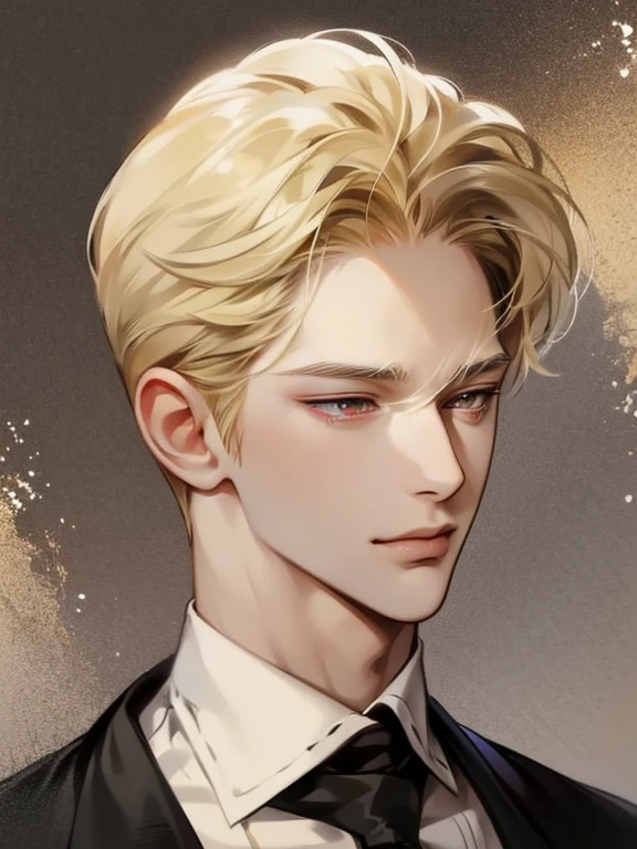 photo of a cool boy ,face of Johan Liebert ,highlighted blonde hair , detailed brown eyes ,skin pores,skin texture, sitting outside of restaurant,dark, night view , manipulator personality,cool poses