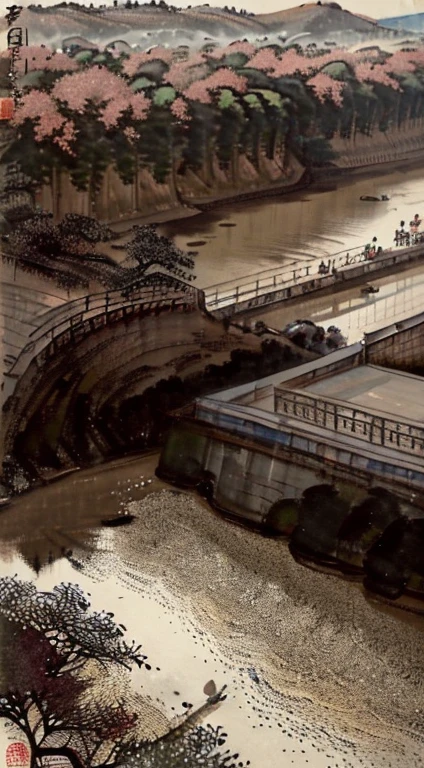 spring,Street View,Solar terms,spring至,culture,Ink Style,mores,Along the River in Ming and Qing Dynasties,A handful of strokes