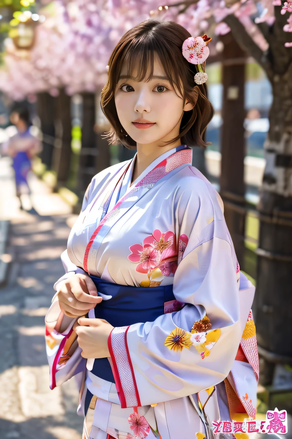 (Cute patterned summer kimono:1.5)、(Japanese festivals:1.5)、(Full-body photo:1.5)、highest quality, Photorealistic, Very detailed, finely, High resolution, 8K Wallpaper, Professional, High level of detail, ((One 18 year old girl:1.2)), Slender Japanese women,Pretty lips, (Beautiful long lashes:1.2)、Detailed clavicle, Perfect Face, (Cute short bob hair:1.5),Top Quality,Ultra-clear resolution,Clear Eyes,Sunburned skin,Perfect large breasts,have perfect legs,