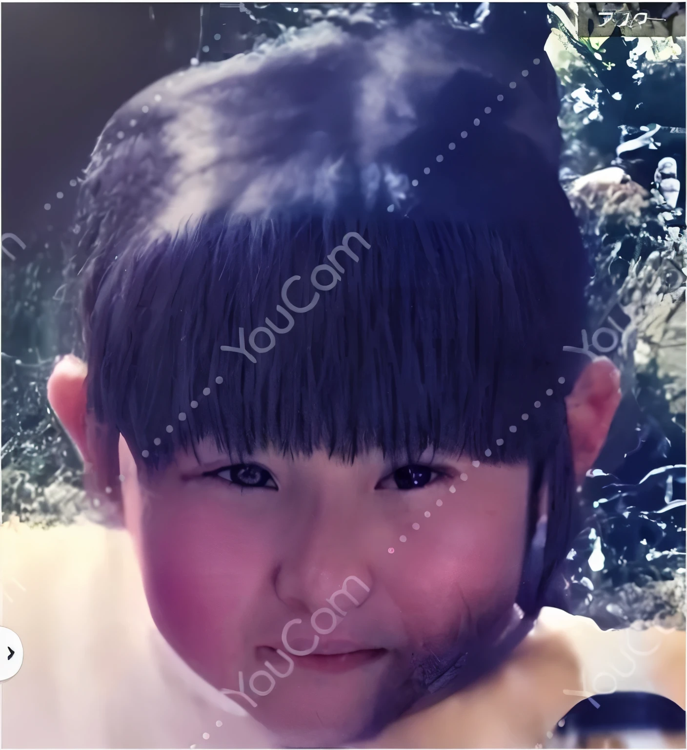 Delete text from image YouCam