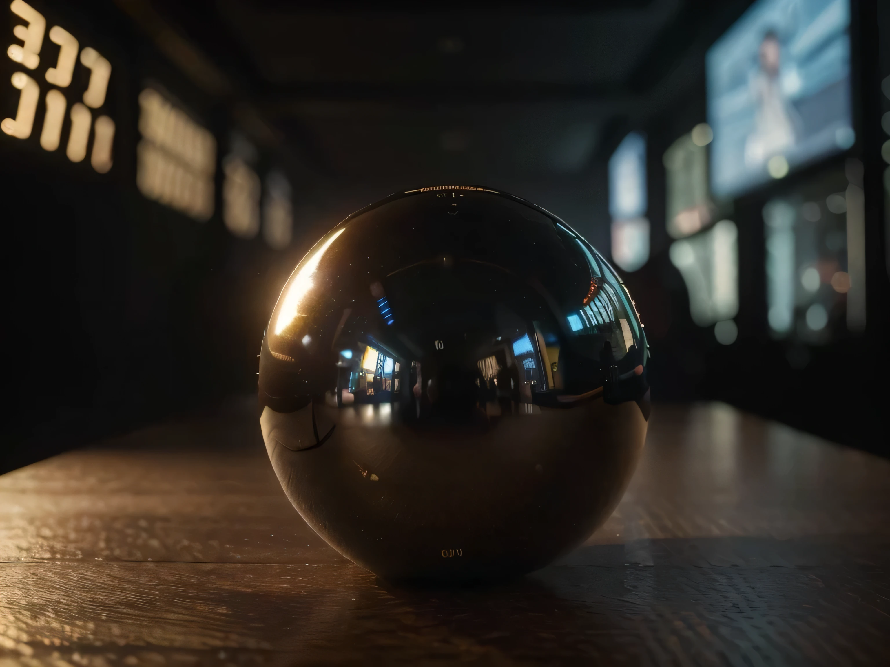 Metal ball texture
