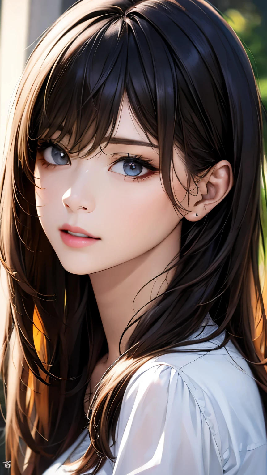 (hig彼st quality、8k、32k、masterpiece)、(Realistic)、(Realistic:1.2)、(High resolution)、Very detailed、Very beautiful face and eyes、1 girl、Delicate body、(hig彼st quality、Attention to detail、Rich skin detail)、(hig彼st quality、8k、Oil paint:1.2)、Very detailed、(Realistic、Realistic:1.37)、Bright colors、Full Body Shot, (Casual Fashion)