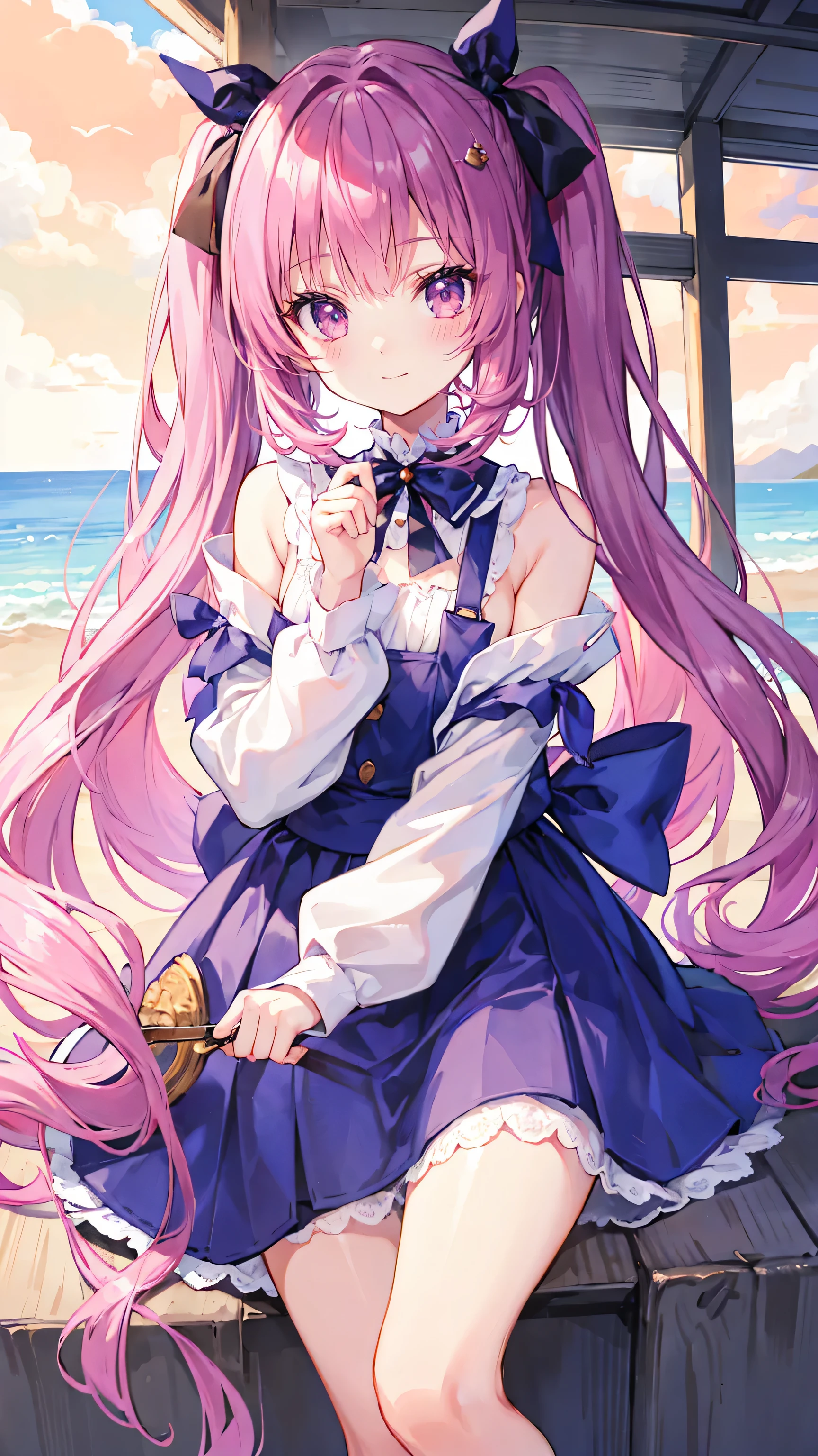 Very cute girl、(I'm )、Light Silver Hair、Shortcuts、Bangs too close to the eyes、Glowing red eyes、(Normal Human Ear)、Thin arms、Beautiful body、Thin legs、Flat Chest、Translucent white skin、Happy smile、Open your mouth、(Sleeveless sailor suit、Ultra mini skirt).(Rose Garden)、Playing innocently、Ultra HD、Digital SLR、Many colorful roses blooming in the background、Upper Body Shot、Sitting with legs crossed、Sitting with knees hugged、running、(I know the shape of the nipples)、