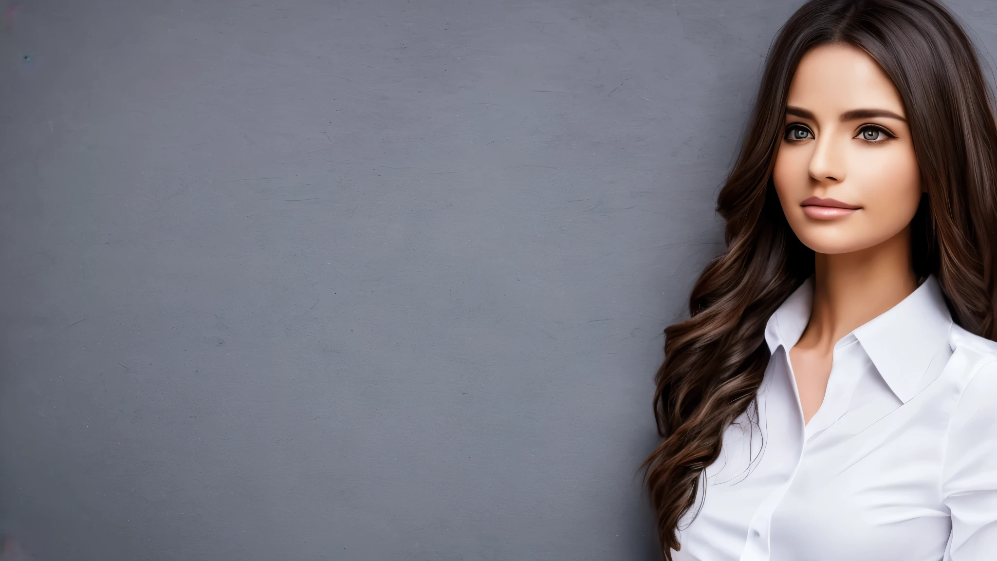 a pretty woman, dressed in white shirt, full body portrait, nice perfect face with perfect face, hyper realistic concept, 8k resolution, photography quality, posing for a photo, photo realistic,