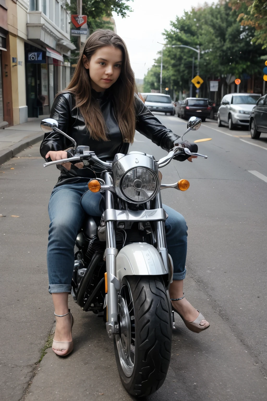 a in motorcycle