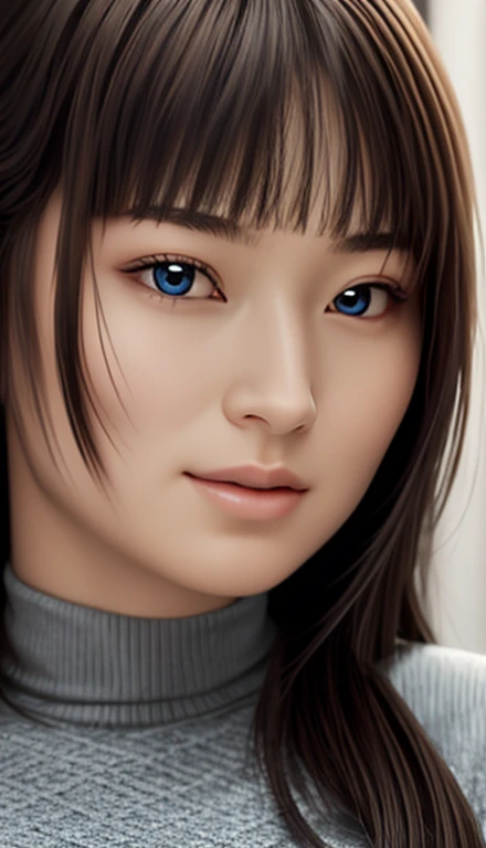 ultra-detailliert, (Real: 1.5), Very detailed, ultra-detailliert, Extreme Detail, High quality, Full body, Solo, 1 woman, Cool face, detailed eyes, detailed nose, (Exquisite facial features), casual clothes, , Studio Lighting, charming figure