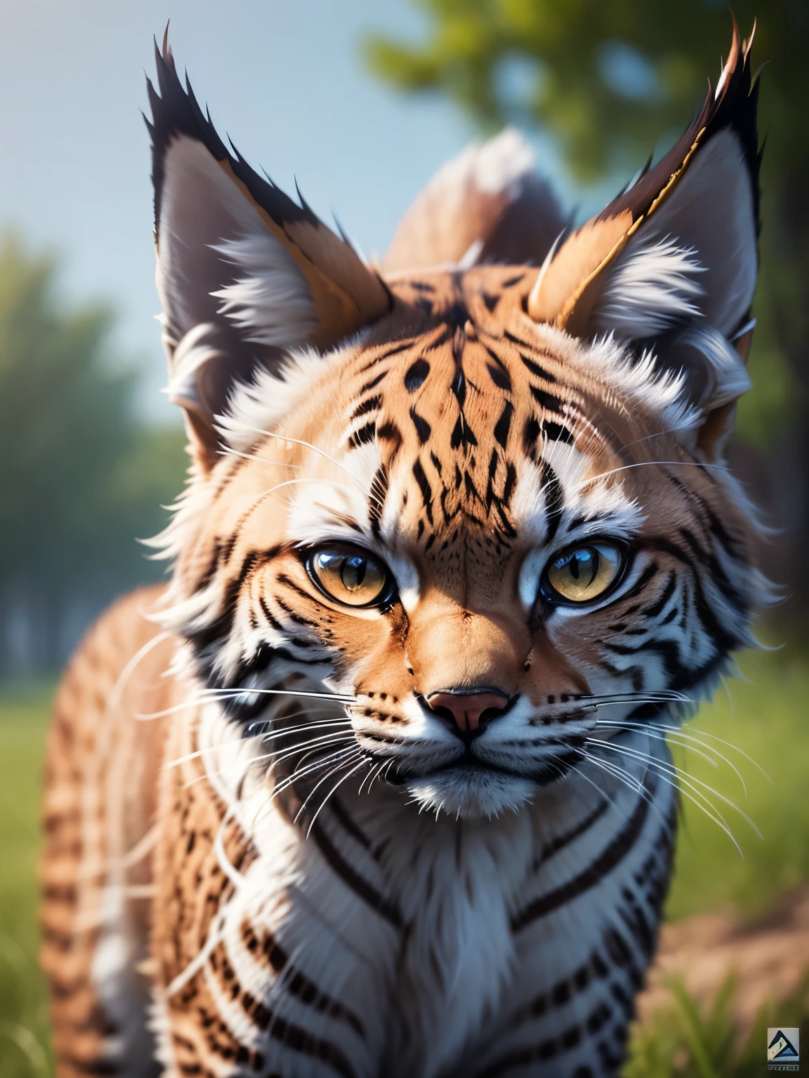 lynx, ultra detailed, high quality, 8k resolution, zoom out