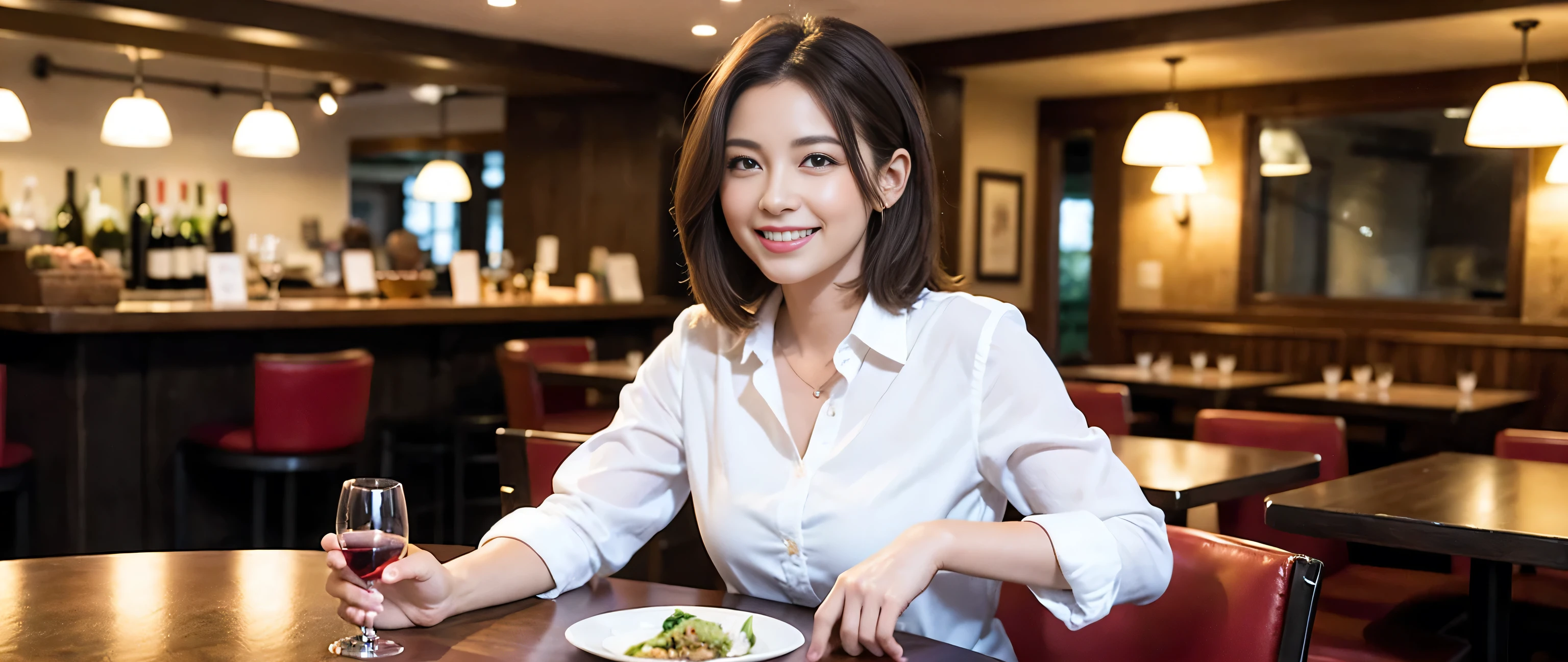 ((highest quality、8k、masterpiece:1.3))、Beautiful woman perfect body:1.4、2 women、Slim body、((Bob Hale、Straight hair:1.2))、 Ultra-high resolution, Bright image、2. The beauty of wine, Beautiful Face, blue eyes, Beautiful Eyes, The light shines on your face, Blushing your nose, short hair,Amazing view of the sunset sky and clouds、Amazing mountain views、A bright smile、A lovely woman with a smile、Bright Face、Fox face、Lady、Champagne、Wine bottle、wine glass、red wine 、Appetizers、Italian food、Two beauties、Brown Hair、Shortcuts、Long sleeve shirt、Winter Fashion、dress、Wine bottle、sparkling wine、Pretty Woman 1, (Slim face), (Brown Hair), (Shortcuts), cheeks turn a little red, (42 years old), 39 years old, Attractive beauty、restaurant, Nova Frog Style, actress, model, Upper Body, White wine, slim, wine glass, A wine glass placed in the middle, smile, (smile: 1.15), Beautiful Eyes, Strong light and shadow,Moist Body:1.5、Delicate eyes、Brown Hair、The hair is very shiny、