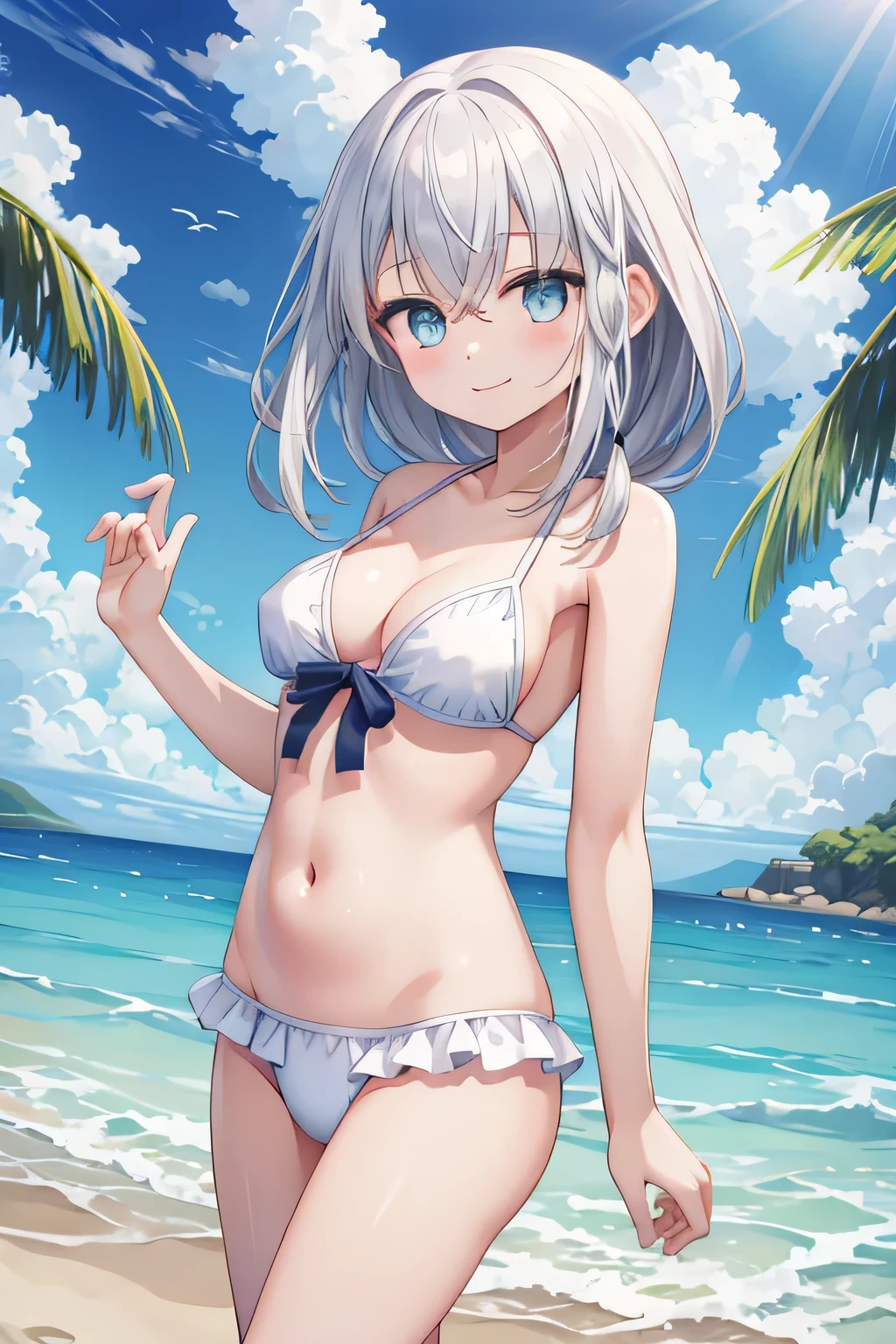 highest quality、smile、Swimwear、Ocean