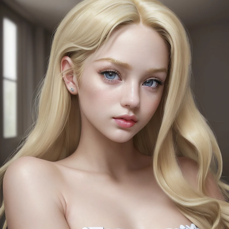 (Masterpiece, photorealistic, photorealism, best quality, ultra-detailed:1.3), (nice hands, perfect hands), official art, cinematic light, (1girl:1.3), adult, RAW photo, 1 girls 20yo, idol girl,(perfect texture long blonde hair:1.4), (very pretty, cute and beautiful, innocent cute face:1.2), (beautiful detailed eyes,detailed lips,long eyelashes, grey eyes:1.2),(pinup girl pose:1.2),