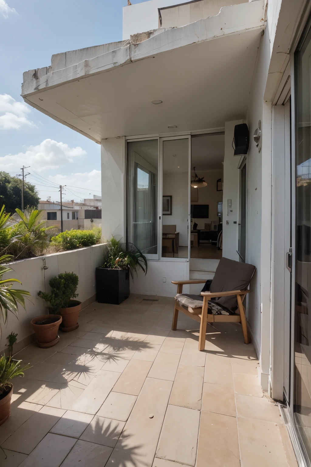 vivienda en planta baja sin fachada