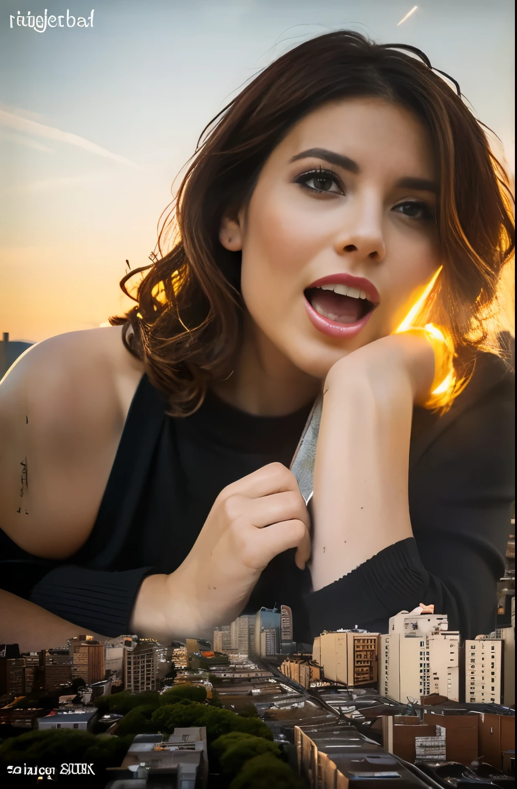 (best quality,4k,8k,highres,masterpiece:1.2),ultra-detailed,(realistic,photorealistic,photo-realistic:1.37),portrait,Colombian lady,Ella Parnell lookalike,burgundy curly hair,sexy work clothes,cement mixer truck,New York City,professional,street scene,colorful,HDR,studio lighting,sharp focus,vivid colors,lively atmosphere,lots of details,urban setting,modern cityscape,daytime,energetic,confident expression,posing confidently,city hustle and bustle,sophisticated,stylish,dynamic perspective,glowing lights,crisp shadows,striking composition,compositionally balanced,business district,elegant,city lifestyle,urban exploration