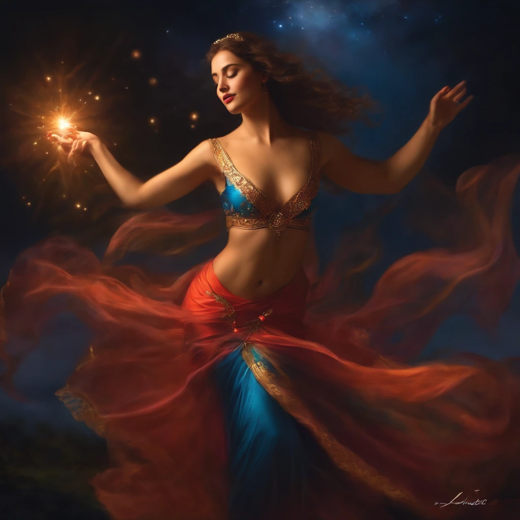 God as a woman dancing the night away
