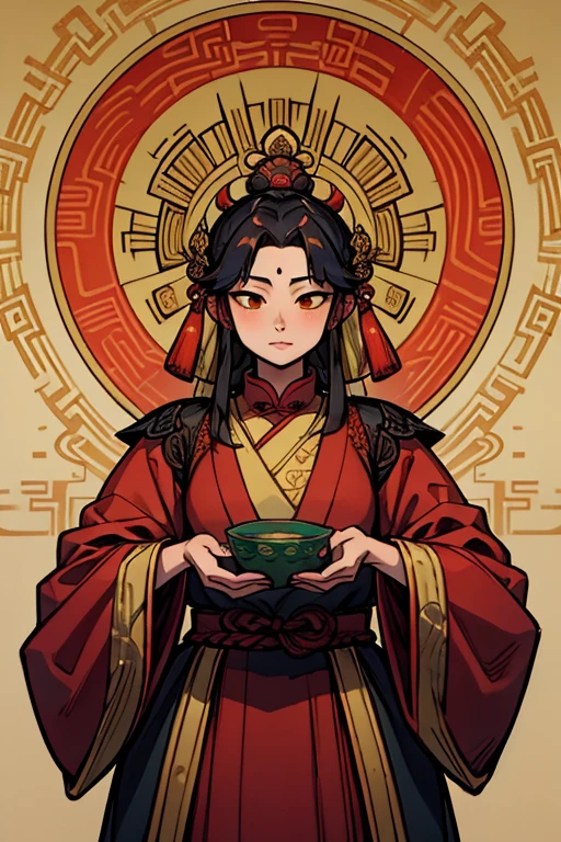 Ancient Chinese Goddess, 南海のKannon, Kannon, Inspired by India, Kannon菩薩は龍に乗る,,Calm expression,Shui Mohua,Buddha,Buddha教徒,Lotus,chinese painting style,Thangka Style