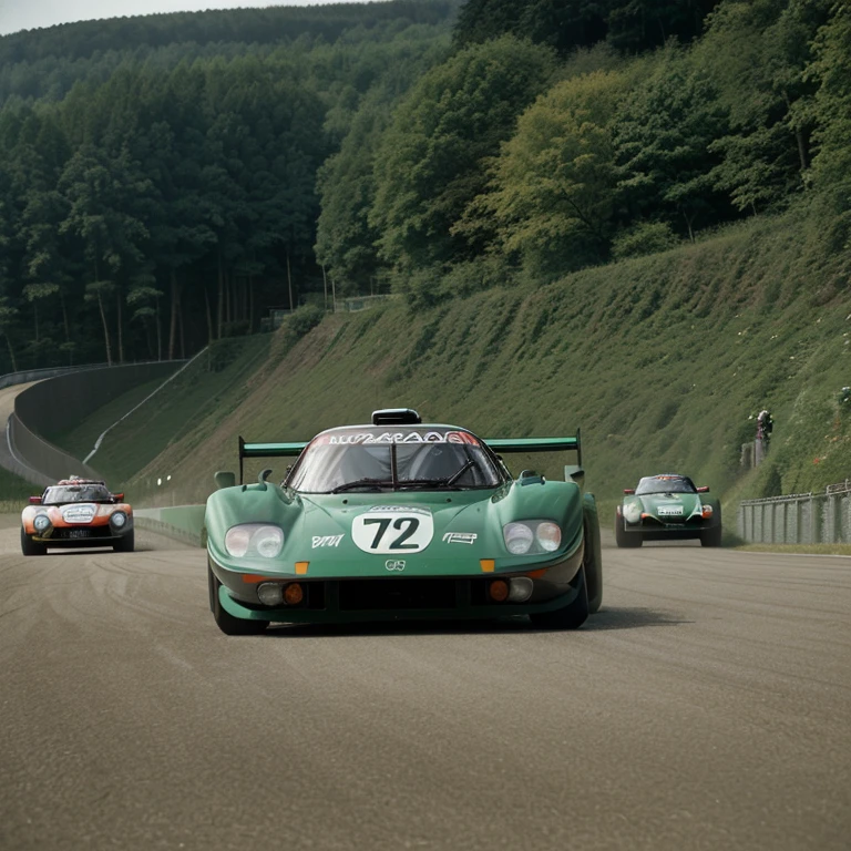 Mazda 78b on the nubürgring track 