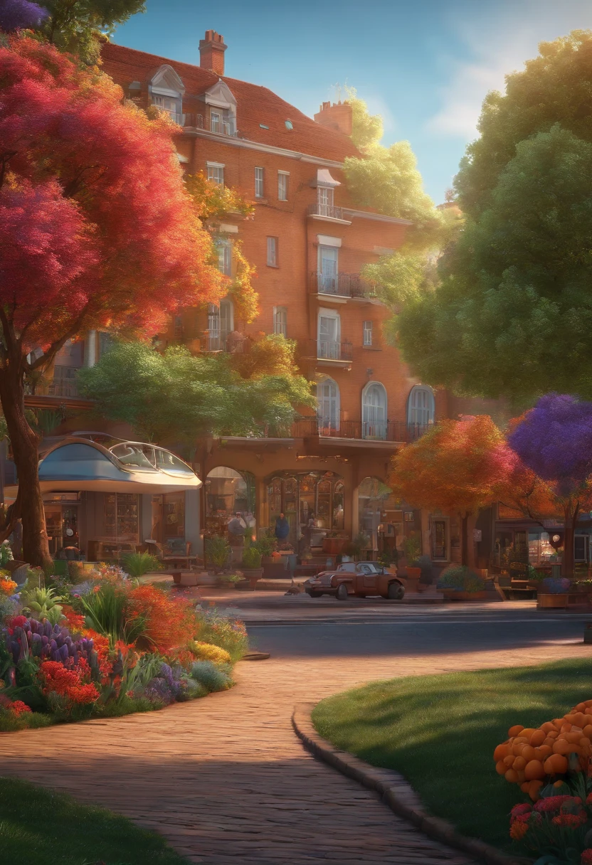 fundo branco, barnet, tom, Estilo Pixar, ..3d, desenhos animados
