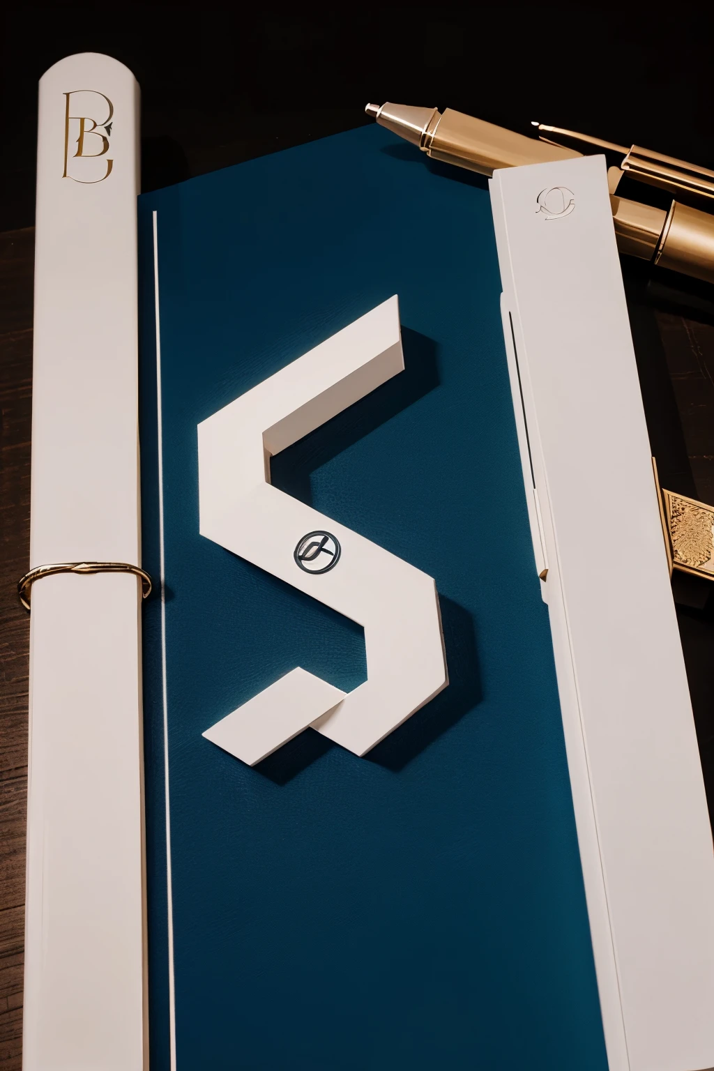 Create a logo with letter B and A into a majestic high profile logo