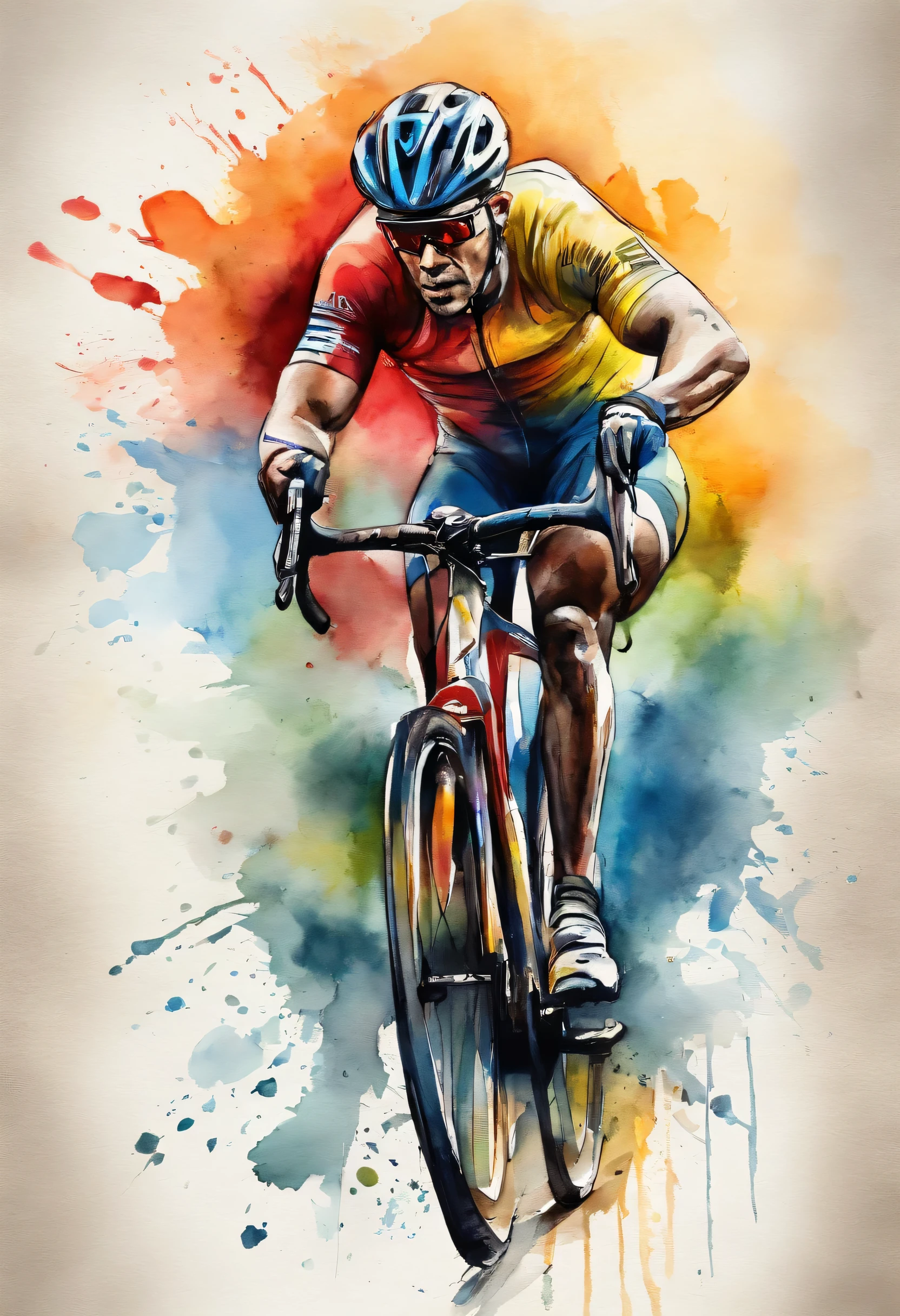 logo para ciclismo de montanha, montanha no fundo, lobo feroz na frente, Metal, dourado e preto,