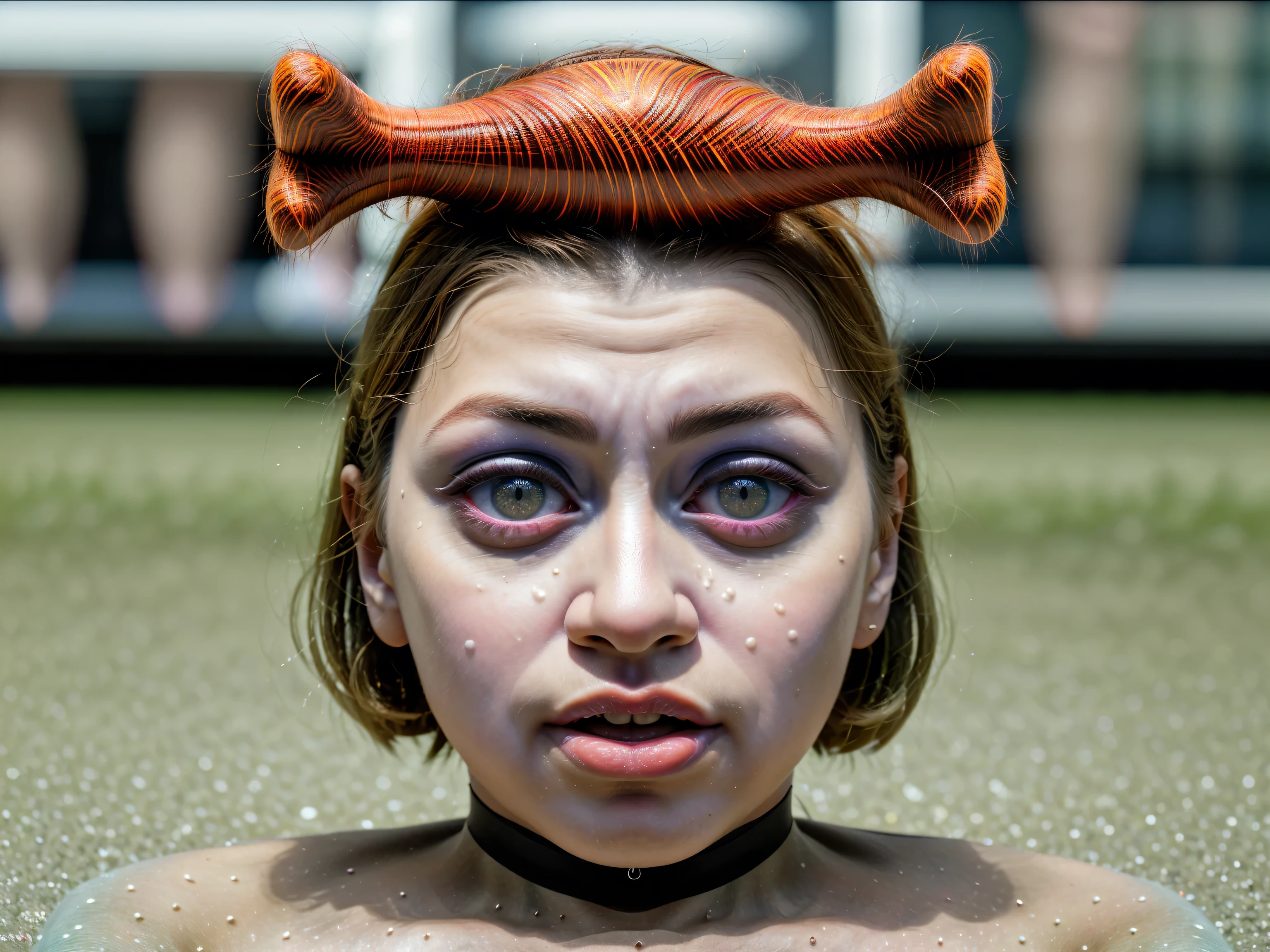 a ultra-surreal ultra-nonsense , ultra-bizarre transparent illustration collage with eyes, mouths, noses and without faces upon a background of hyper-realistic insane images of grotesque bodies, hyper-vintage, hyper-glitch colored by hand, damaged style, Diane Arbus style, Ultra-Detailed, Ultra-Vivid Detail, Ultra-Realistic, Studio Ultra-Quality, Ultra-48k/HD, Ultra-Realistic Shadows, Ultra-Octane Rendering, Ultra-Intricate Photography, Ultra-Deep Focus, Ultra-Sharp Focus