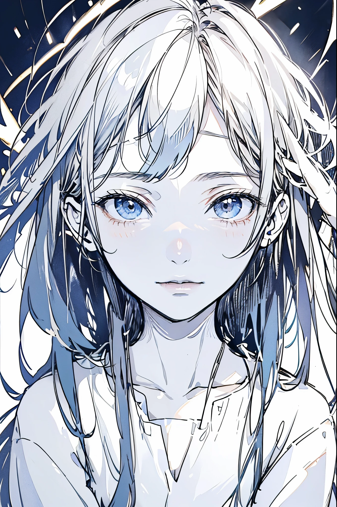 ((Biologically correct number of limbs))、(( Illustrations including faces))、4K、((Standing posture))、Masterpiece、((Focus on the face))、((Symmetrical, well-proportioned facial features))、Eyes with delicate depictions、Beautiful woman、Outstanding style、Beautiful clavicle、Beautiful legs、Beautiful Hands、Slender Body、Detailed depiction of faces、(shirt、skirt)、jungle、Droopy eyes、Illustration of a face seen from the front at an angle、