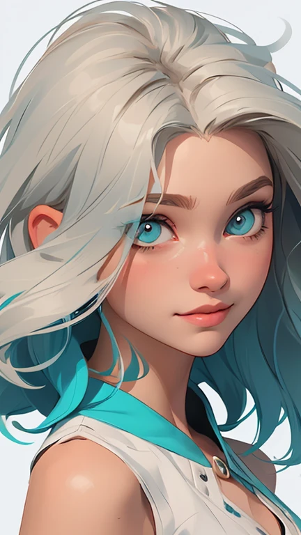 Female character in cartoon style Digital art style illustration Cartoon image of a woman .Ilustra??o estilo desenho animado, estilo de arte dos desenhos animados, Ella Purnel lestilo Cartoon style digital illustration artgerm style cartoon art style, digital illustration style, design de personagens altamente detalhado, arte digital detalhada coragem, Forest fan art, Design de personagens de retrato, beautiful digital illustration, retrato de alta qualidade, Arte em quadrinhos, mulher jovem cabelo com transas lindas . Beautiful lined eyes Medium large bust and wonderful sexy clothes. image expression of sexual desire from the waist to the illustration Ella Purnellstyle Cartoon style digital illustration artgerm style