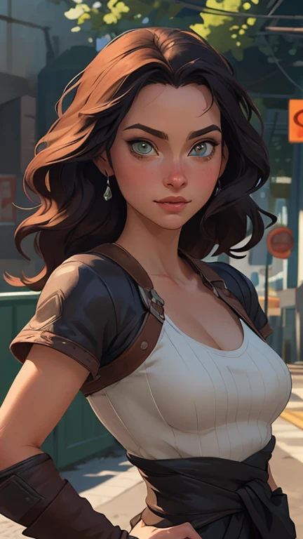 Female character in cartoon style Digital art style illustration Cartoon image of a woman .Ilustra??o estilo desenho animado, estilo de arte dos desenhos animados, Ella Purnel lestilo Cartoon style digital illustration artgerm style cartoon art style, digital illustration style, design de personagens altamente detalhado, arte digital detalhada coragem, Forest fan art, Design de personagens de retrato, beautiful digital illustration, retrato de alta qualidade, Arte em quadrinhos, mulher jovem cabelo com transas lindas . Beautiful lined eyes Medium large bust and wonderful sexy clothes. image expression of sexual desire from the waist to the waist illustration Ella Purnellstyle Cartoon style digital illustration artgerm styleWoman character Olivia Wilde in sexual war position Cartoon image of a woman .cartoon style illustration, estilo de arte dos desenhos animados, estilo de arte dos desenhos animados, digital illustration style, design de personagens altamente detalhado, arte digital detalhada coragem, Forest fan art, Design de personagens de retrato, beautiful digital illustration, retrato de alta qualidade, Arte em quadrinhos, mulher jovem cabelo com transas lindas . Beautiful lined eyes Medium large bust and wonderful sexy clothes. image expression of sexual desire from the waist to the head illustration a woman in leather clothing walking down the street, vestindo armadura de assassino de couro, armadura de couro skimpy, roupas de couro de fantasia, Roupa de Fantasia, in a leather espartilho, Yennefer, lara croft medieval, bela modo retrato assassina feminina, fantasia sombria cyberpunk sedutora, Yennefer of vengerberg, armadura deslumbrante, weared em armadura de couro, espartilho, em armadura de couro modo retrato