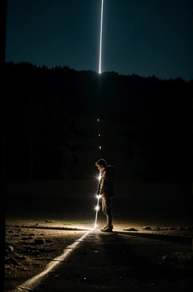 Une image en light painting