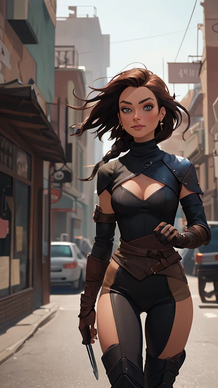 Woman character portrait mode Olivia Wilde in wars sexual position Cartoon image of a woman .cartoon style illustration, estilo de arte dos desenhos animados, estilo de arte dos desenhos animados, digital illustration style, design de personagens altamente detalhado, arte digital detalhada coragem, Forest fan art, Design de personagens de retrato, beautiful digital illustration, retrato de alta qualidade, Arte em quadrinhos, mulher jovem cabelo com transas lindas . Beautiful lined eyes Medium large bust and wonderful sexy clothes. image expression of sexual desire from the waist to the head illustration a woman in leather clothing walking down the street, vestindo armadura modo retrato de assassino de couro, armadura de couro skimpy, roupas de couro de fantasia, Roupa de Fantasia, in a leather espartilho, Yennefer, lara croft medieval, bela modo retrato assassina feminina, fantasia sombria cyberpunk sedutora, Yennefer of vengerberg, modo retrato armadura deslumbrante, weared em armadura de couro, espartilho, em armadura de couro modo retrato