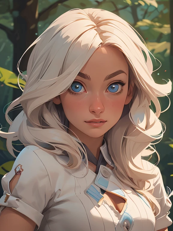 melancholy lighting, quiet, calm, brightness, masterpiece, best quality, 1girl, (JinxLol:1.2), (ultra photorealistic:1.3), (masterpiece:1.4), best quality, ((realistic)), high quality, ultra detailed, ((Real image)), ((realistic skin)), ((realistic face)),(illustration:1.05), (beautiful:1.05), (beautiful detailed eyes:1.05), (cinematic light:1.1), Full body, precise proportions, 18-year-old girl, skinny model lying on the grass, surrounding garden,  tree shadow, hair fluttering in the wind, COLORFUL CLOTHING, long legs, slightly open feet, buttocks, blush, shyness, collarbone, abdominals, double weave, beautiful and delicate face, fair skin, real skin, (face detail), pores, super high resolution, 8k, parameters Best quality, masterpiece, super high resolution, (Realistic 2.0), More details, detailed skin, wide smile, white teeth, voluminous curly hair,  perfect and well designed eyes, girlfriend, beautiful, beautiful, flowers, studio lighting