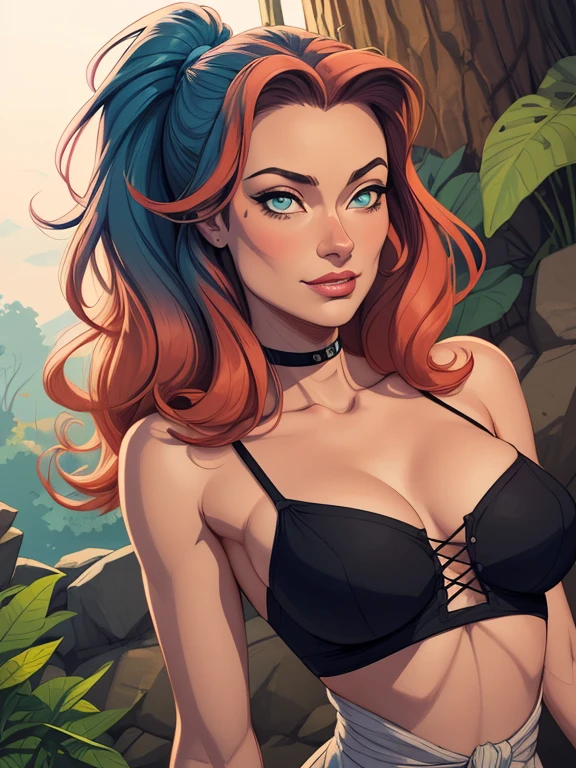Woman character Olivia Wilde in wars sexual position Cartoon image of a woman .cartoon style illustration, estilo de arte dos desenhos animados, estilo de arte dos desenhos animados, digital illustration style, design de personagens altamente detalhado, arte digital detalhada coragem, Forest fan art, Design de personagens de retrato, beautiful digital illustration, retrato de alta qualidade, Arte em quadrinhos, mulher jovem cabelo com transas lindas . Beautiful lined eyes Medium large bust and wonderful sexy clothes. image expression of sexual desire from the waist to the head illustration