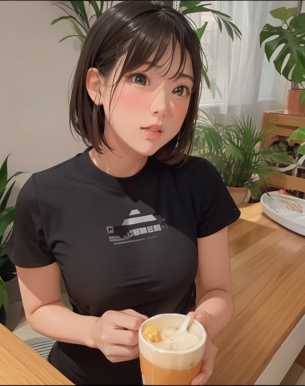 girl, Sweat, vapor, Medium Chest, shy, Beautiful Hands, Looking at the audience, sexy look,NFSW