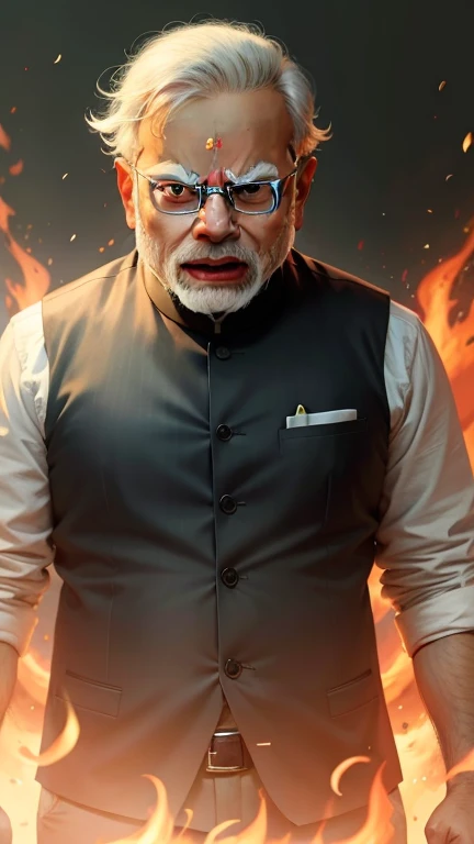 Narendra modi angry pic