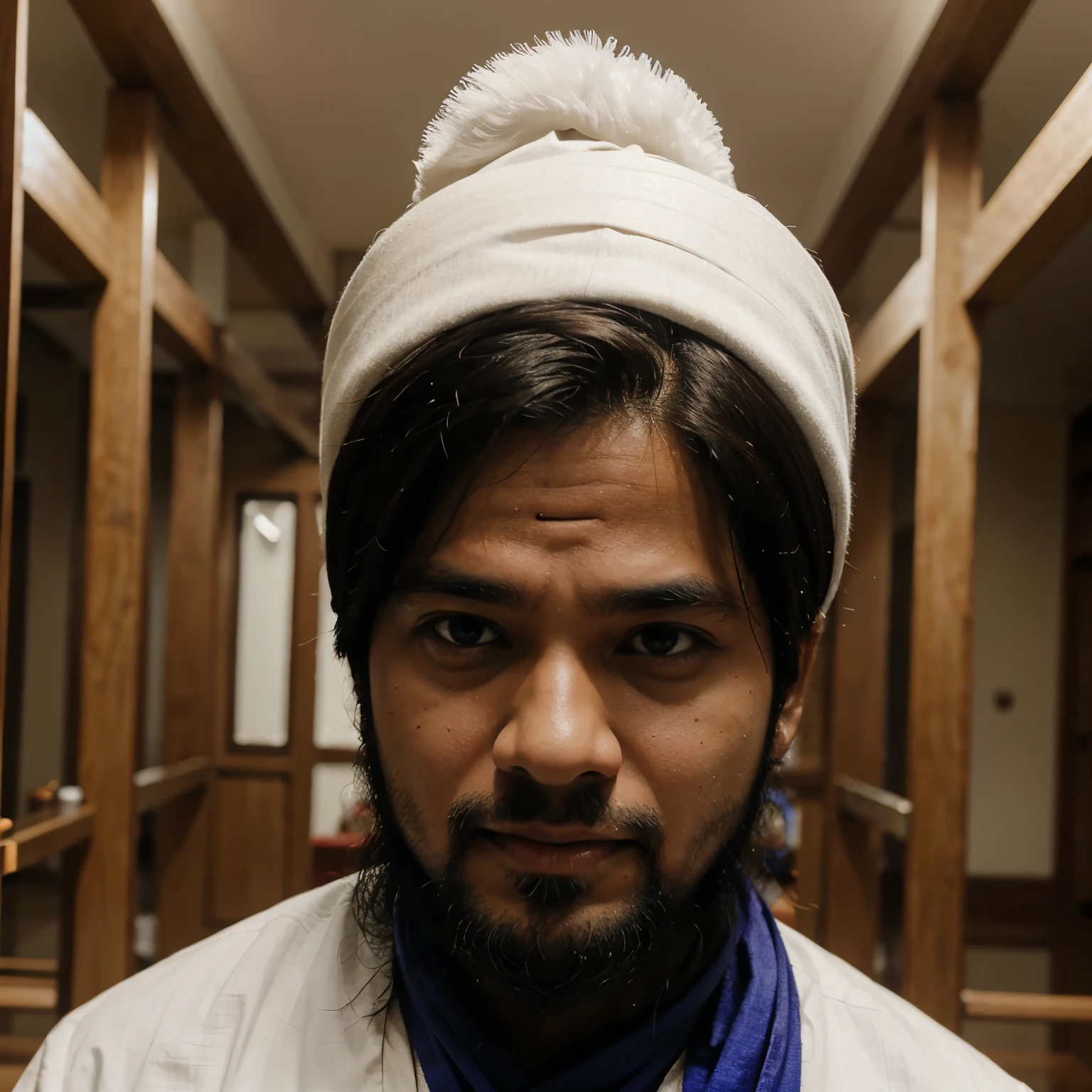 Guru pria berseragam dinas