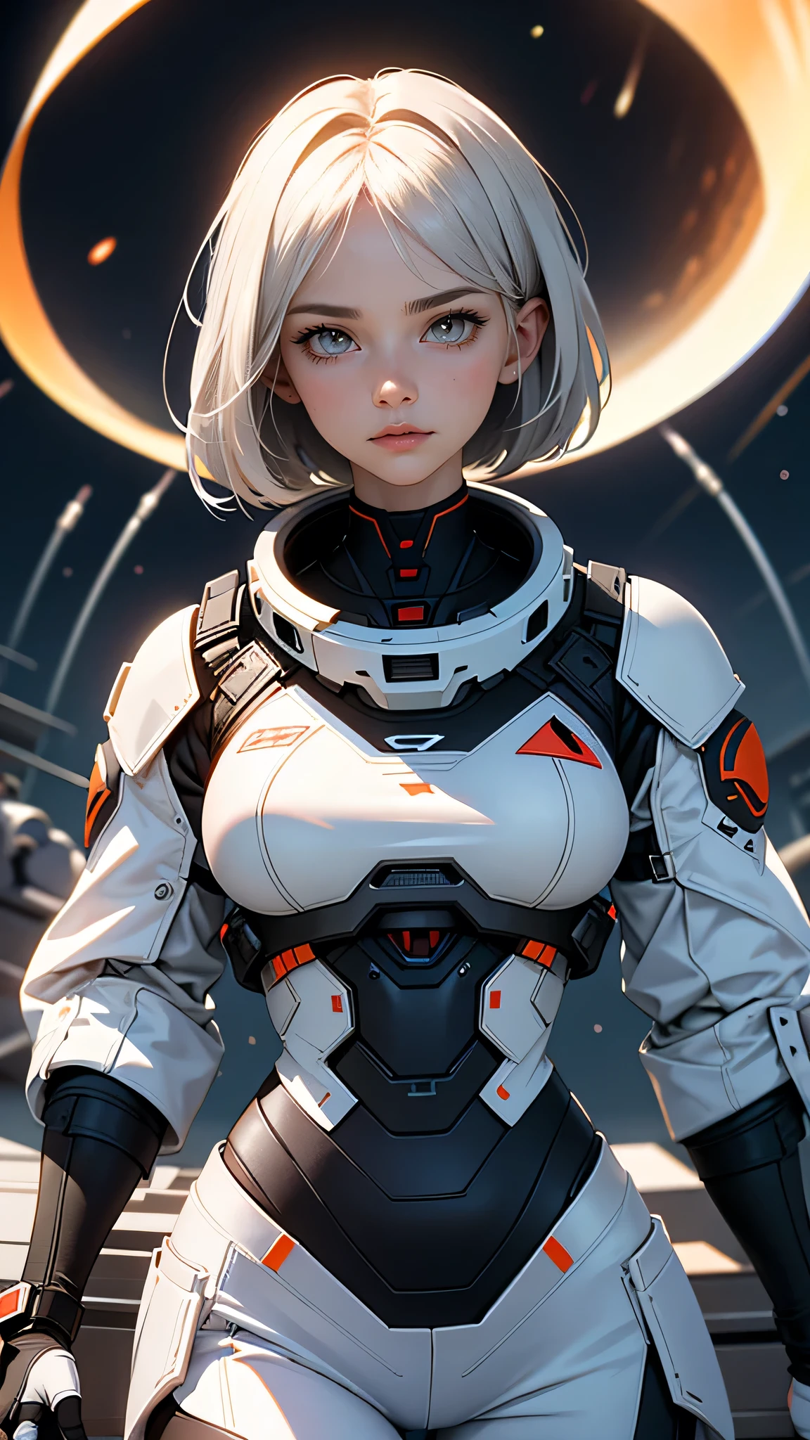 Ringworld,SF,SFmovie,artillery,Long-range missiles,movie「Foundation」based on ,woman,Adult,main character,28 years old,Hopeful Face,Brown eyes,Short Hairstyles,A mix of black and white hair,Scientist Uniform,White researchers'coat,Wide grassland,traitor,It was chaos.,Future World,socialist world,snow,chaos