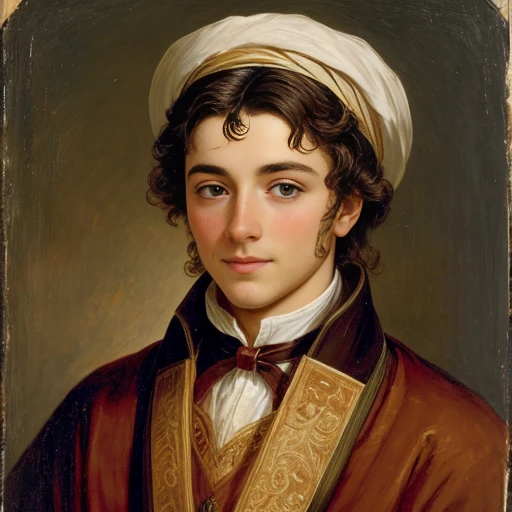 a young judaen woan focus on face