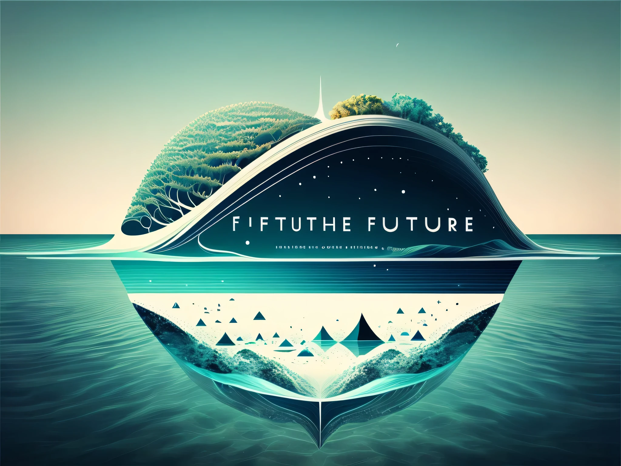 Future Oceans，Keep the lines simple，Design，No words，Just pictures