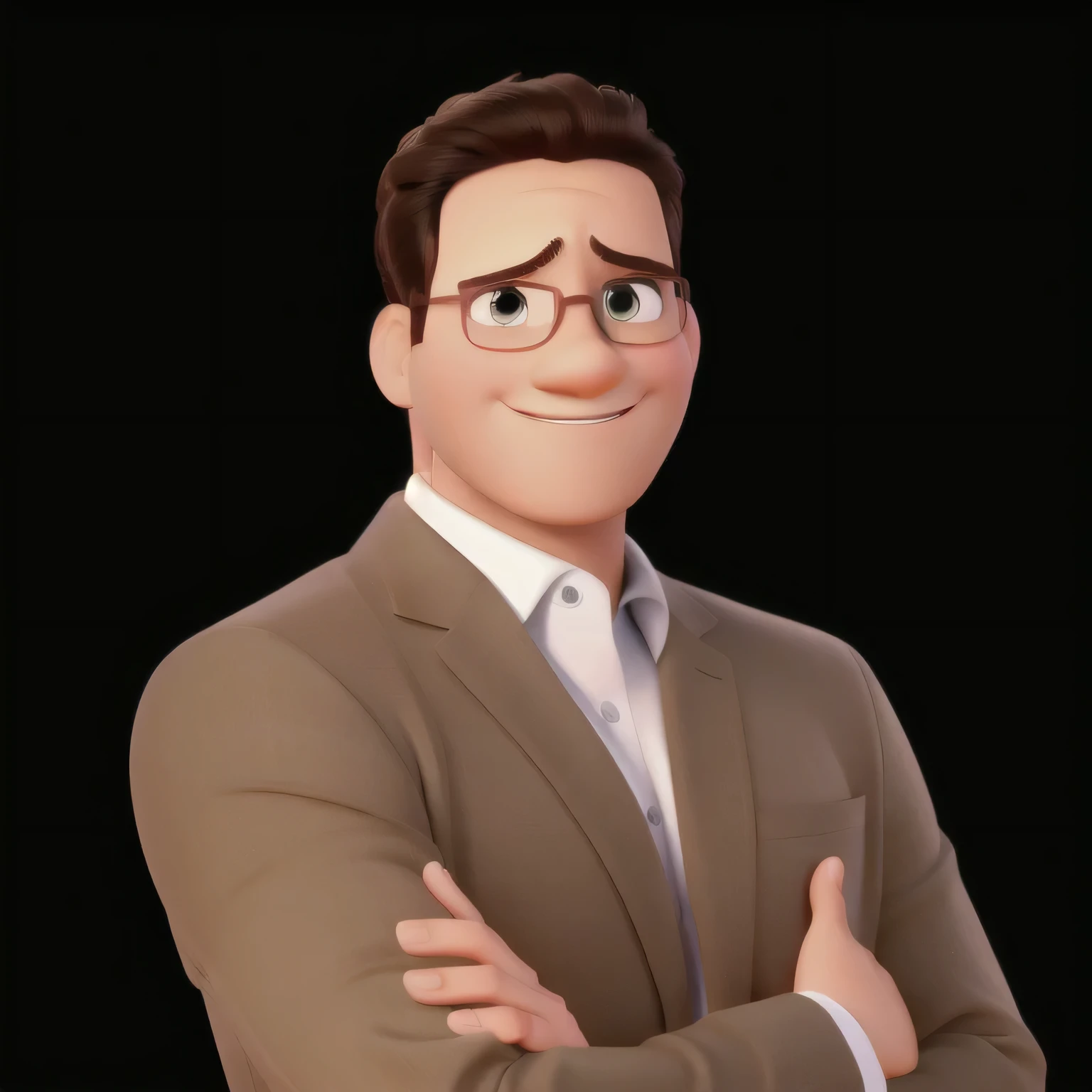 Um homem estilo disney pixar, alta qualidade, melhor qualidade