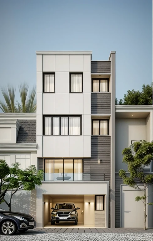 1 neoclassic house:, townhouse, neo classic detail:1.2