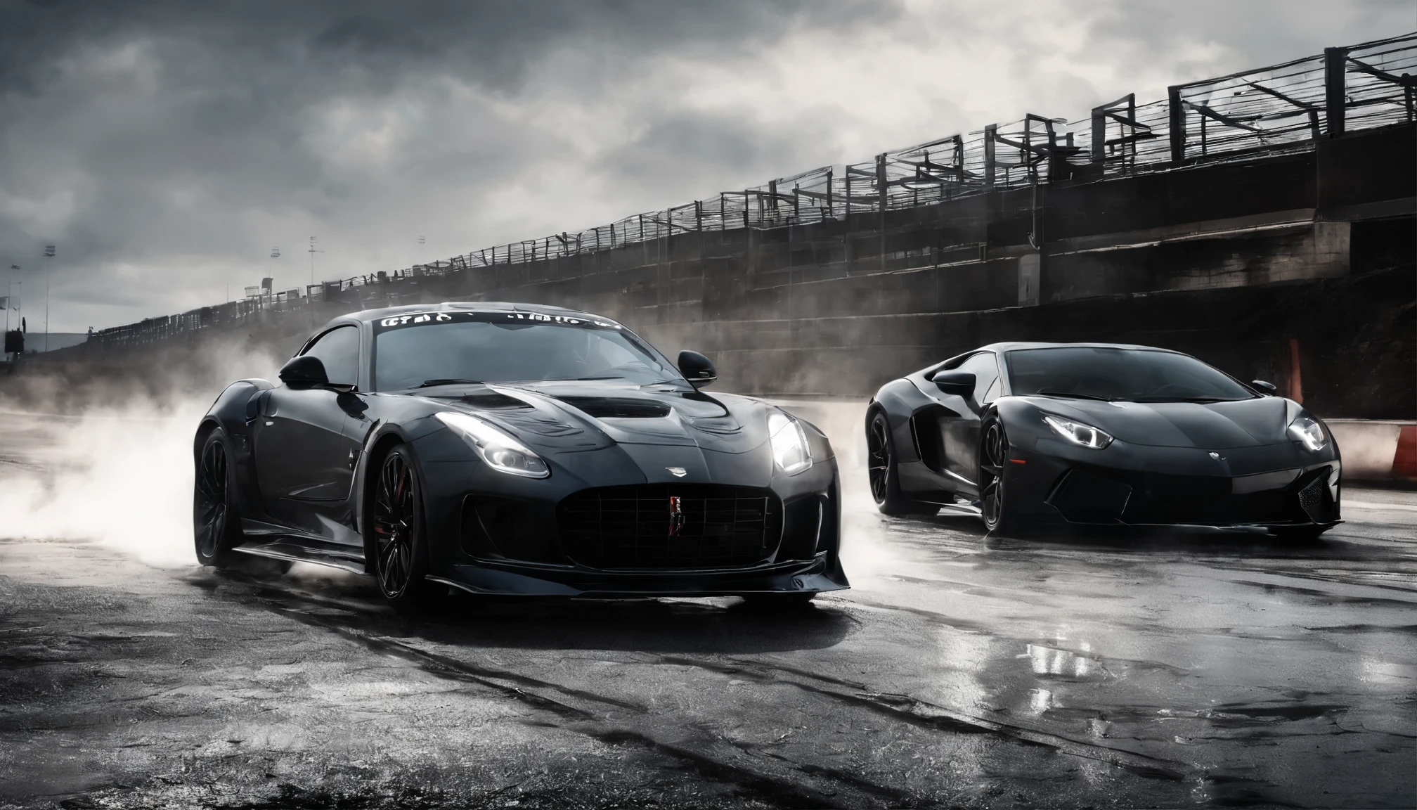a close up of a fire sports car driving on a wet road, HQ 4K Phone Wallpaper, hq 4k обои, sportcar, awesome wallpaper, HD wallpaper, desktop background, 4K wallpaper, 4K wallpaper, sports car, cinematic front zip, Wide body, HD wallpaper for phone, High-quality desktop wallpapers, sports car, wallpaper for mobile phone, sports car, high quality wallpaper