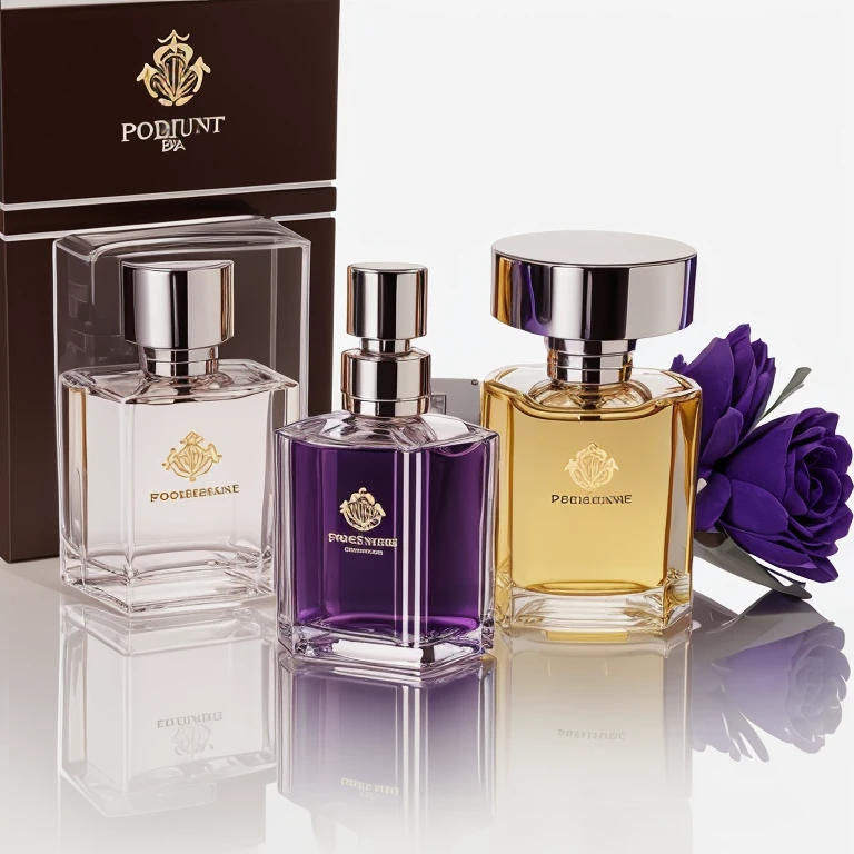 Perfume botte with logo name Perfusive