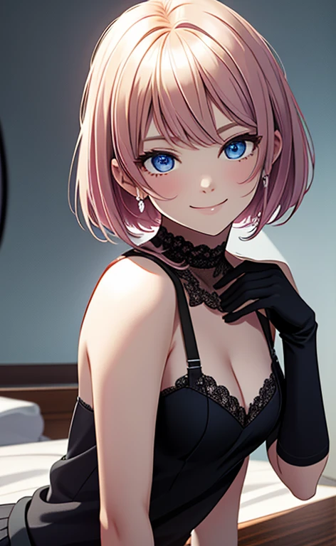 (masterpiece:1.4、top-quality、illustration:1.4,realistic、)、(character focus、breast focus,upper body:1.3)、(1girl),(smile:1.3),(cute),cute face,blue eyes、(cute)、
,(stand:1.4),(cute),
,(slender),(camisole),
(),(), (small breasts:1.3)、
、slender、