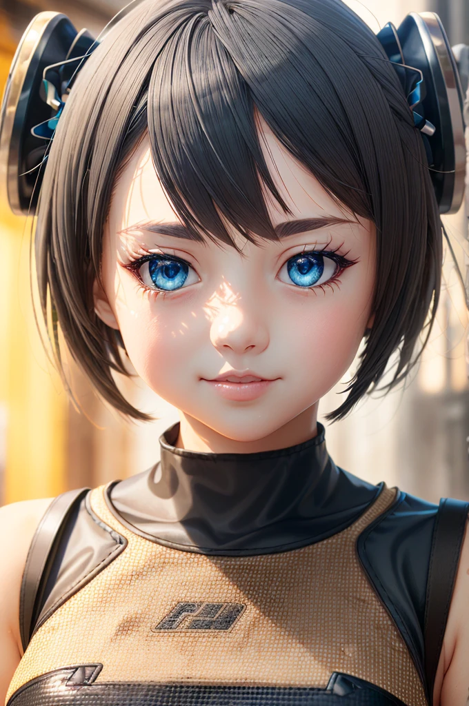 1girl, (masterpice:1.3), highres, high-detailed, high quality, (solo), (4k), (perfect face and eyes), dynamic light, intricate_details, street, hatsune miku, bodysuit, mecha, science fiction, lowra 