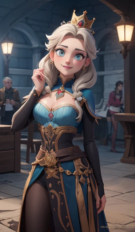 Personagem mulher estilo atompunk Fiona rainha Anna de Arendelle com marcas de guerras Imagem de desenho animado de uma mulher .Ilustra??o estilo desenho animado, estilo de arte dos desenhos animados, estilo de arte dos desenhos animados, digital illustration style, estilo atompunk design de personagens altamente detalhado, arte digital detalhada coragem, Forest fan art, Design de personagens de retrato, beautiful digital illustration, retrato de alta qualidade, Arte em quadrinhos, mulher jovem cabelo com transas lindas . Queen Anna of ArendelleBeautiful lined eyes Medium large bust and wonderful sexy clothes. image expression of sexual desire from waist to head illustration Queen Anne of Arendelle atompunk style Fallout 4 style pose playboy magazine sensual witch Character cartoon style facial expression happy beautiful smile and six medium small portrait mode waist up with lots of gold around her other stones precious portrait mode waist up queen of the south Jennifer Connelly GTA scenery dominatrix gold coins chest with jewelry with her boyfriend, um homem com barba preta, armado com um estilo militar,