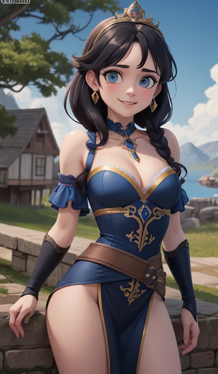 Personagem mulher estilo atompunk Fiona rainha Anna de Arendelle com marcas de guerras Imagem de desenho animado de uma mulher .Ilustra??o estilo desenho animado, estilo de arte dos desenhos animados, estilo de arte dos desenhos animados, digital illustration style, estilo atompunk design de personagens altamente detalhado, arte digital detalhada coragem, Forest fan art, Design de personagens de retrato, beautiful digital illustration, retrato de alta qualidade, Arte em quadrinhos, mulher jovem cabelo com transas lindas . Queen Anna of ArendelleBeautiful lined eyes Medium large bust and wonderful sexy clothes. image expression of sexual desire from waist to head illustration Queen Anne of Arendelle atompunk style Fallout 4 style pose playboy magazine sensual witch Character cartoon style facial expression happy beautiful smile and six medium small portrait mode waist up with lots of gold around her other stones precious portrait mode waist up queen of the south Jennifer Connelly GTA scenery dominatrix gold coins chest with jewelry with her boyfriend, um homem com barba preta, armado com um estilo militar,