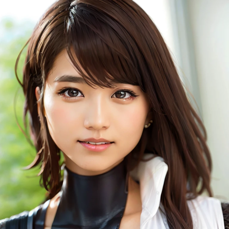 Asian woman in arafe in white shirt and black panties poses for photo, Translucent body, Wearing a semi-transparent sheet, smooth Translucent white skin, Wearing a white leotard, in white turtleneck shirt, Yoshitomo Nara, Transparent body, Jiyun Choi, gorgeous young Korean women, White body, Translucent white skin, Korean women
