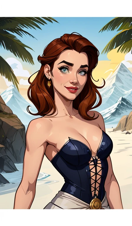 Personagem mulher estilo atompunk Fiona rainha Anna de Arendelle com marcas de guerras Imagem de desenho animado de uma mulher .Ilustra??o estilo desenho animado, estilo de arte dos desenhos animados, estilo de arte dos desenhos animados, digital illustration style, estilo atompunk design de personagens altamente detalhado, arte digital detalhada coragem, Forest fan art, Design de personagens de retrato, beautiful digital illustration, retrato de alta qualidade, Arte em quadrinhos, mulher jovem cabelo com transas lindas . Queen Anna of ArendelleBeautiful lined eyes Medium large bust and wonderful sexy clothes. image expression of sexual desire from waist to head illustration Queen Anne of Arendelle atompunk style Fallout 4 style pose playboy magazine sensual witch Character cartoon style facial expression happy beautiful smile and six medium small portrait mode waist up with lots of gold around her other stones portrait precious mode waist up queen of the south Jennifer Connelly GTA scenery dominatrix gold coins chest with jewelry with her boyfriend, um homem com barba preta, armado com um estilo militar,