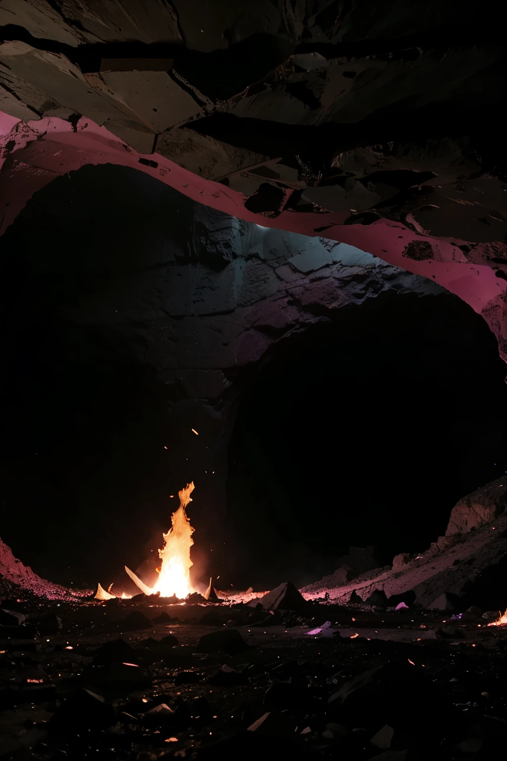Witch, naked, she's bending over and exposing her naked heart shape ass , ready for breeding , dark cave in background, glowing bright red eyes, slim body, vagina, labia , photo Realistic detailed vagina, detailed labia