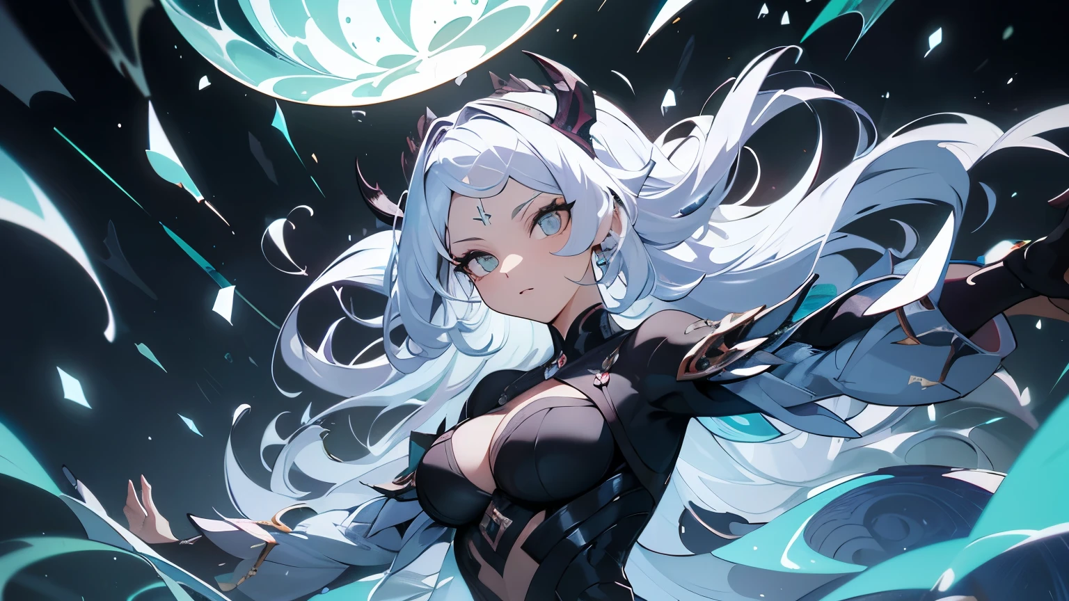 The queen of dragons in her human form, uma milf com cabelos grandes e pretos, seios grandes, cercada por seus tesouros e magia, Com seu olhar afiado e desafiador encarava o espectador como se fosse uma mera presa em sua sala de tesouros. Fundo detalhado, castelo, cores impactantes, iluminado, sombra celular, impacto, detalhes complexos, metallic texture, Impacto visual, luz de fundo, (sombras escuras intensas), detalhado e intrincado, (illustration), brilhar, Luz brilhante, (melhor qualidade)