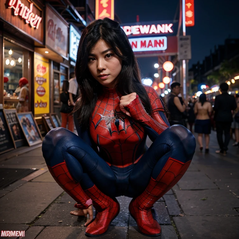 Asiatique en Cosplay spiderman sexy#censure#ouvrelesjambes#sexy#Asiatique#ecartelesjambes#boobs